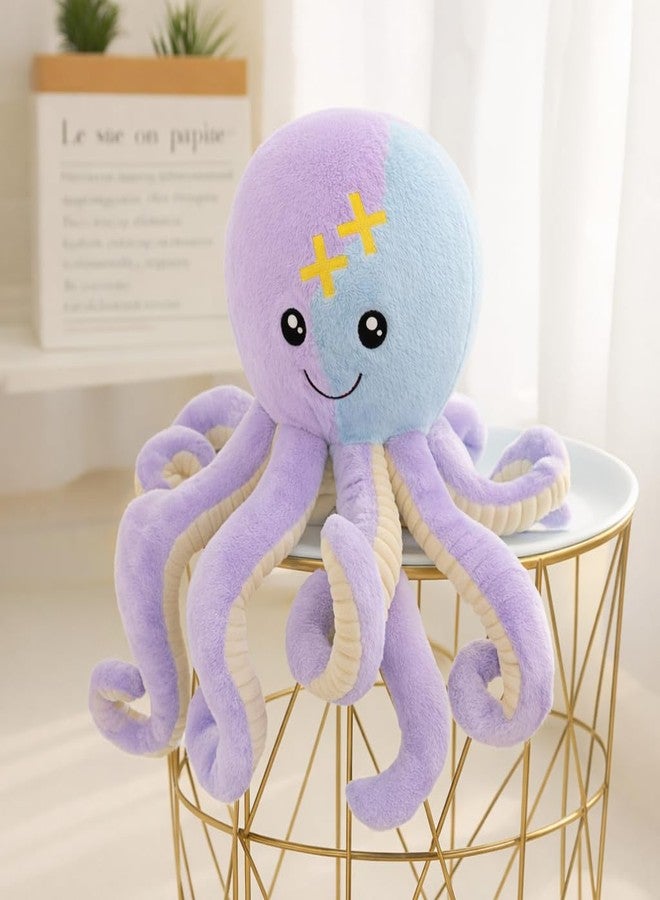 DTR Creation Soft Octopus Plush Toy (40 cm) | Purple & Blue Cute Stuffed Sea Animal | Cuddly Plush for Kids, Girls & Couples | Gift & Home Décor Toy (1 Pc) - Image 3